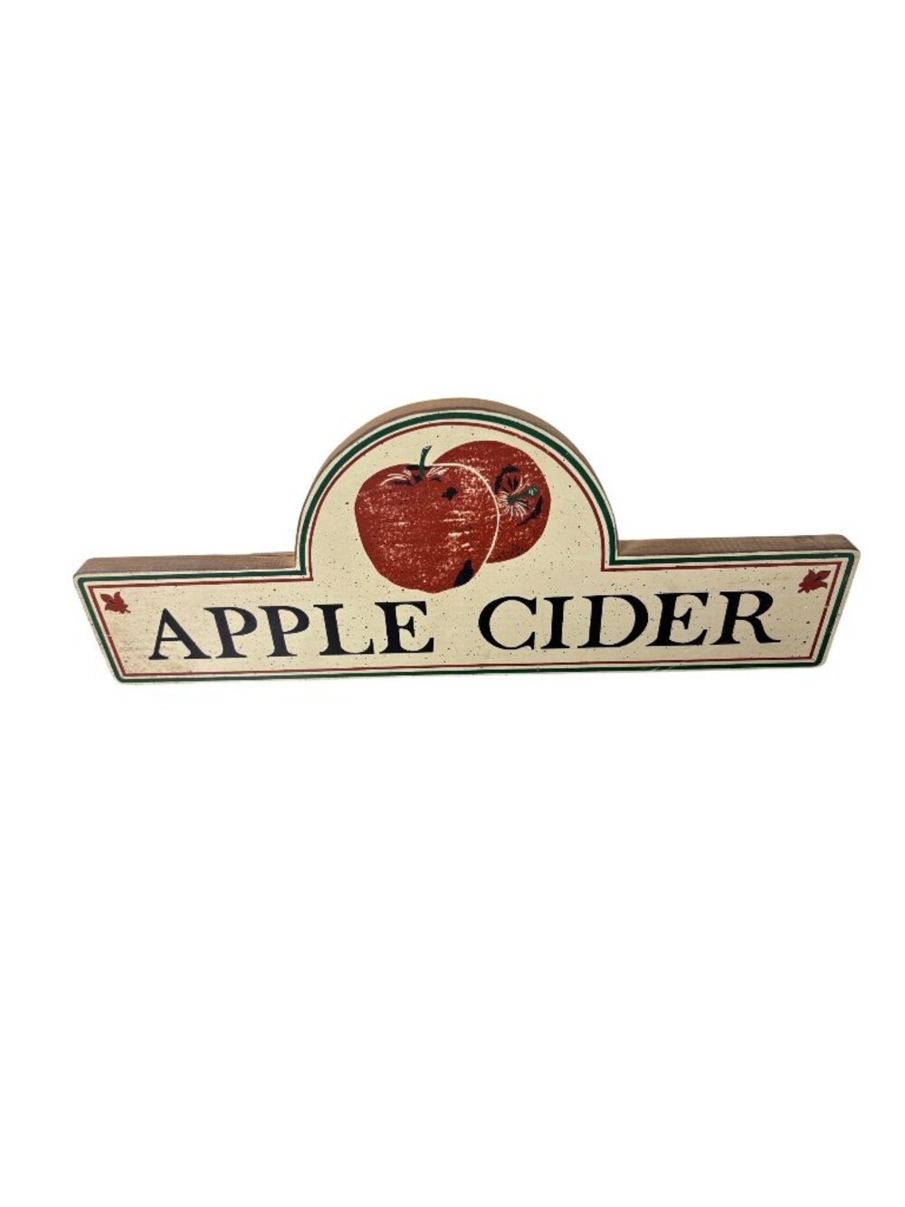 Vintage Wooden Apple Cider Fall Autumn Decor Sign Farmhouse Wall Art Cottagecore